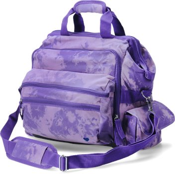 Purple Tie Dye Nurse Mates Ultimate Nursing Bag 
